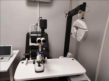 Optiker utrustning, undersöknings unit, se spec. Nidek, Huvitz, Medinanstrus. . Auktionen omstartad.